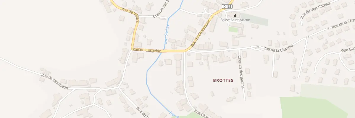 Plan du 1 Rue du Corgebin à Chaumont