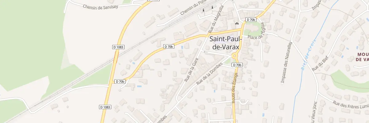 Plan du 148 Rue de la Gare à Saint-Paul-de-Varax