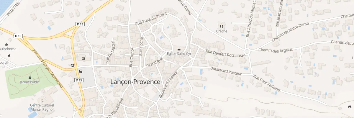 Plan du 6 Rue Emmanuel Signoret à Lançon-Provence