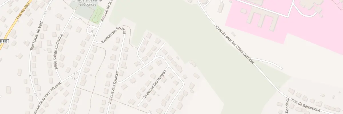 Plan du 15 Rue des Coteaux à Fains-Véel