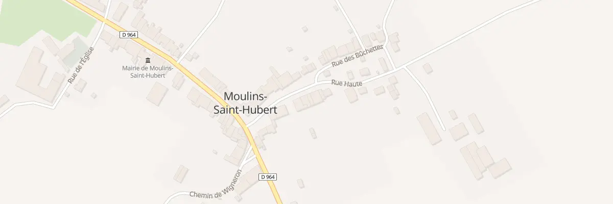 Plan du 14 Rue Haute à Moulins-Saint-Hubert