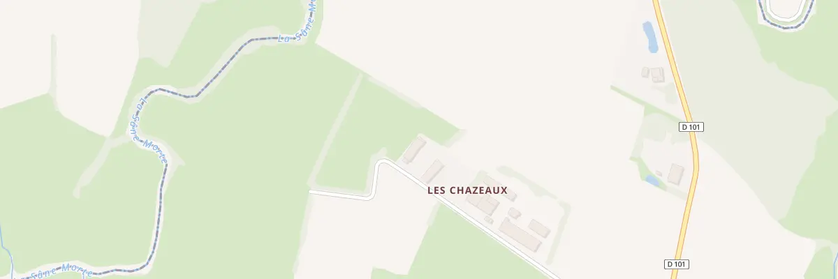 Plan du 965 Rte de Bantanges à Ménetreuil