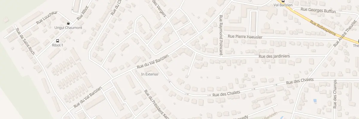 Plan du 73 Rue du Val Barizien à Chaumont