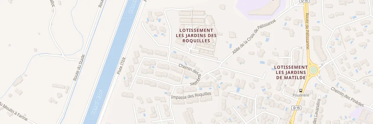 Plan du 19 Che des Roquilles à Lançon-Provence