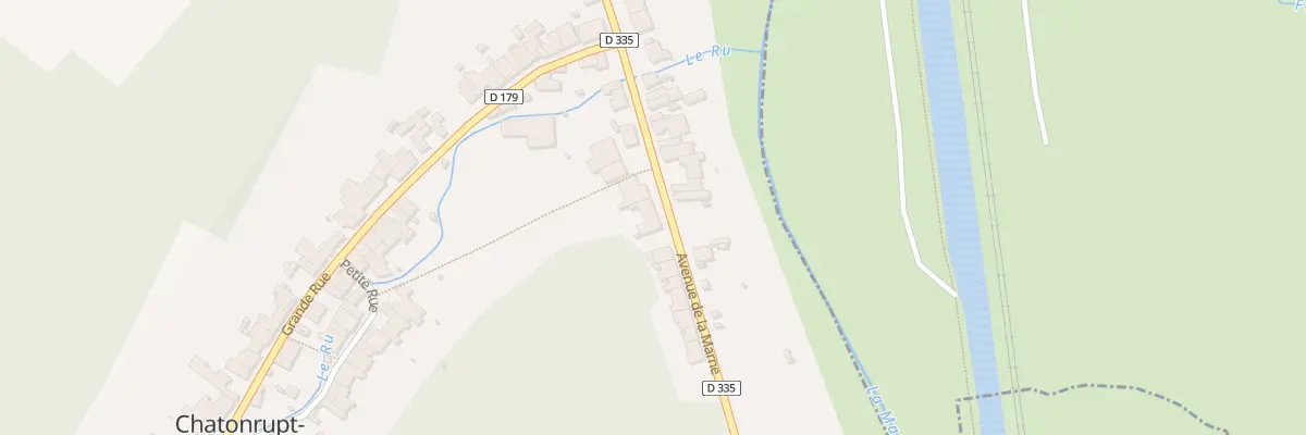 Plan du 22 Av de la Marne à Chatonrupt-Sommermont