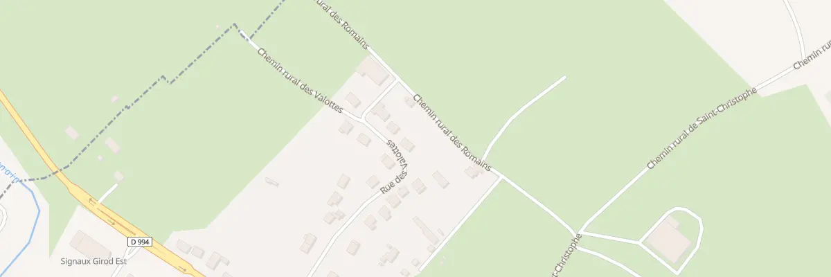 Plan du 28 Rue des Valottes à Fains-Véel
