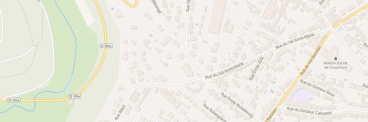 Plan du 16 Rue Georges Chéré à Chaumont
