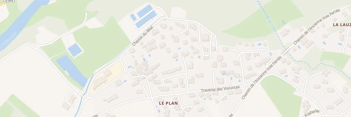 Plan du 5524 Le Plan Nord à Entrechaux