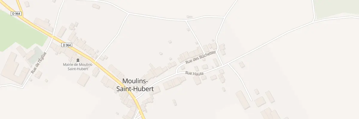 Plan du 13 Rue Haute à Moulins-Saint-Hubert