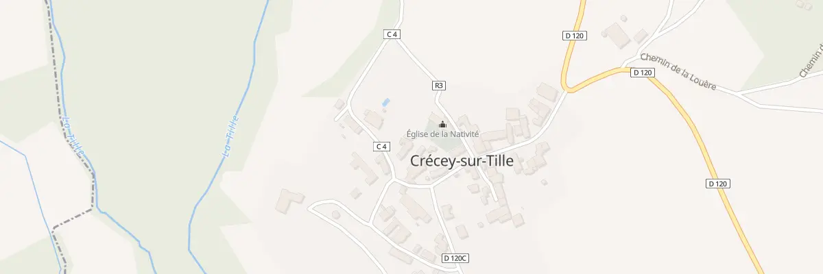 Plan du 3 Pl de la Mairie à Crécey-sur-Tille