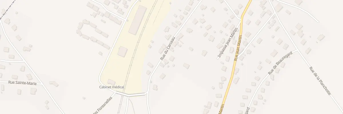 Plan du 31 Rue du Cerceau à Marcilly-sur-Tille