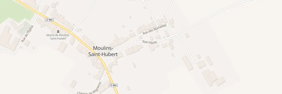 Plan du 16 Rue Haute à Moulins-Saint-Hubert