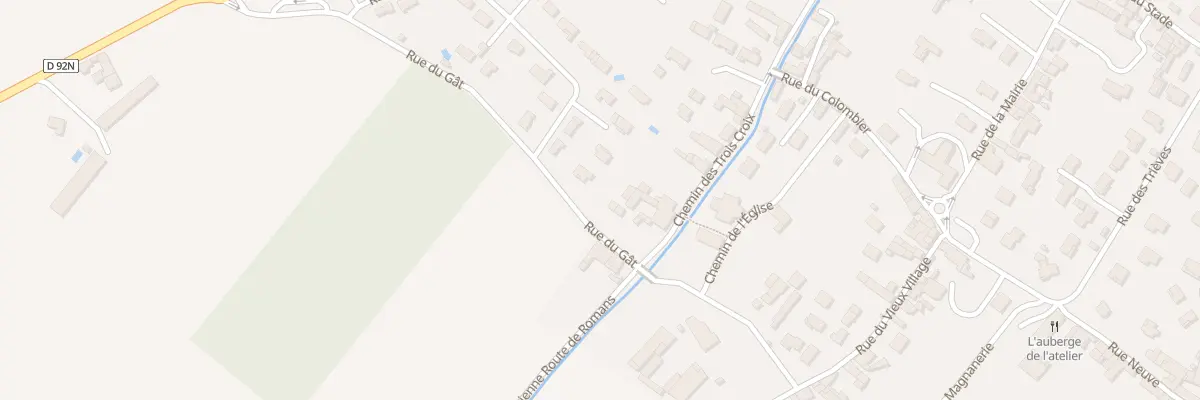 Plan du 345 Rue du Gat à Saint-Paul-lès-Romans