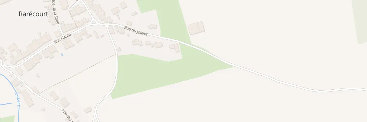 Plan du 10 Rue du Jolivet à Rarécourt
