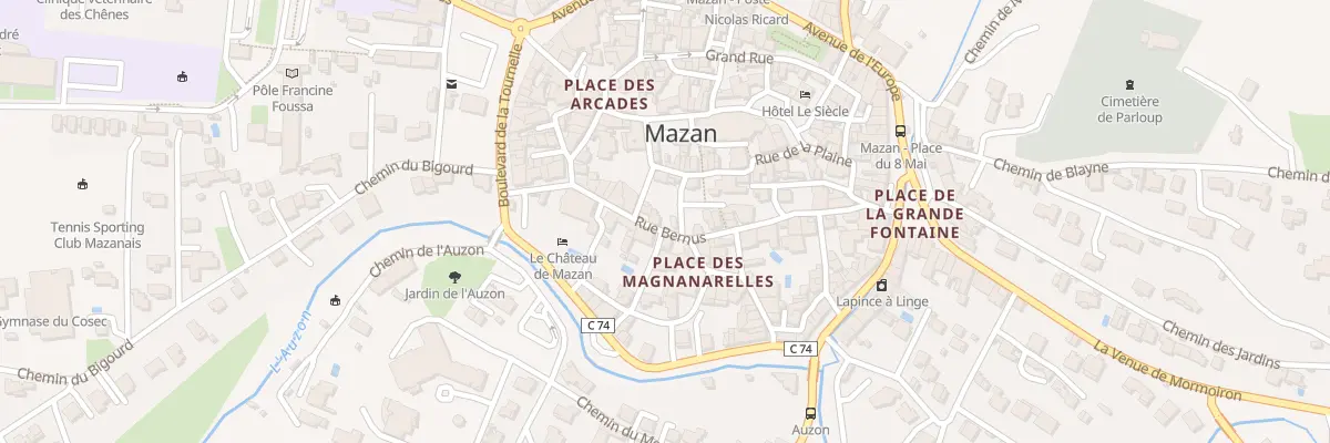 Plan du 127 Rue Bernus à Mazan