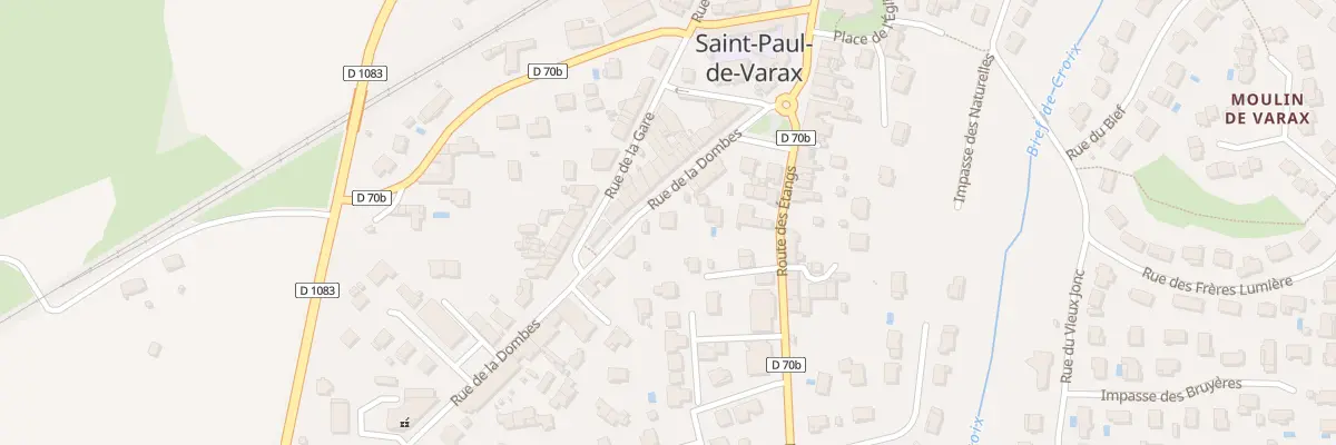 Plan du 95 Rue de la Dombes à Saint-Paul-de-Varax