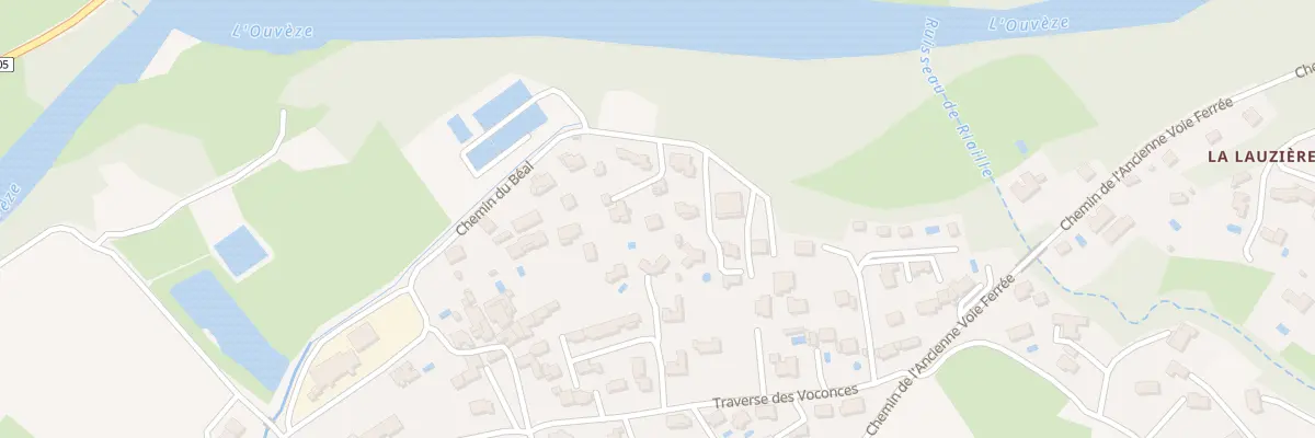 Plan du 5591 Le Plan Nord à Entrechaux