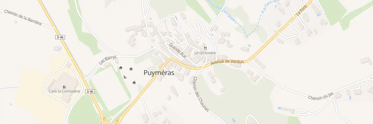 Plan du 7 Gr Grande Rue à Puyméras