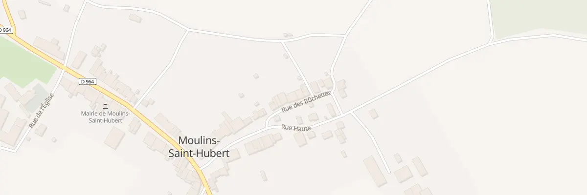 Plan du 1 Rue des Buchettes à Moulins-Saint-Hubert