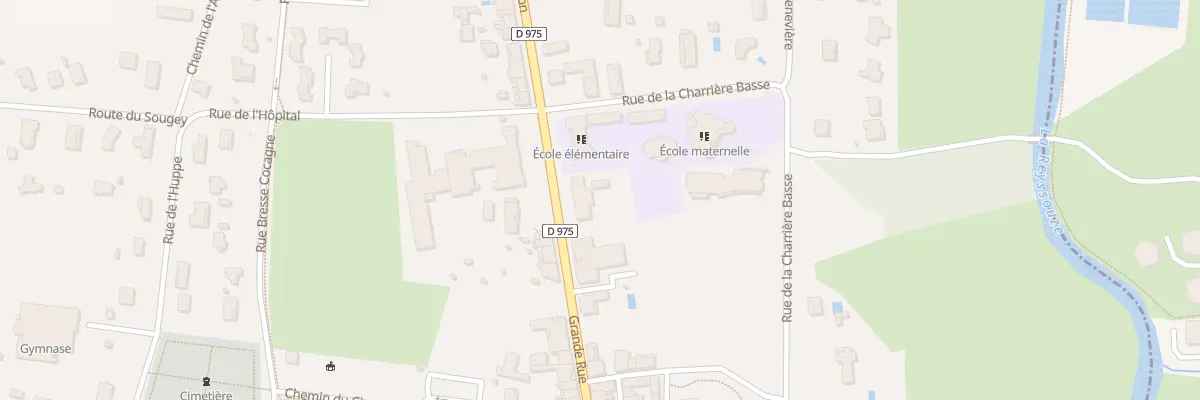 Plan du 52 Grande Rue à Montrevel-en-Bresse
