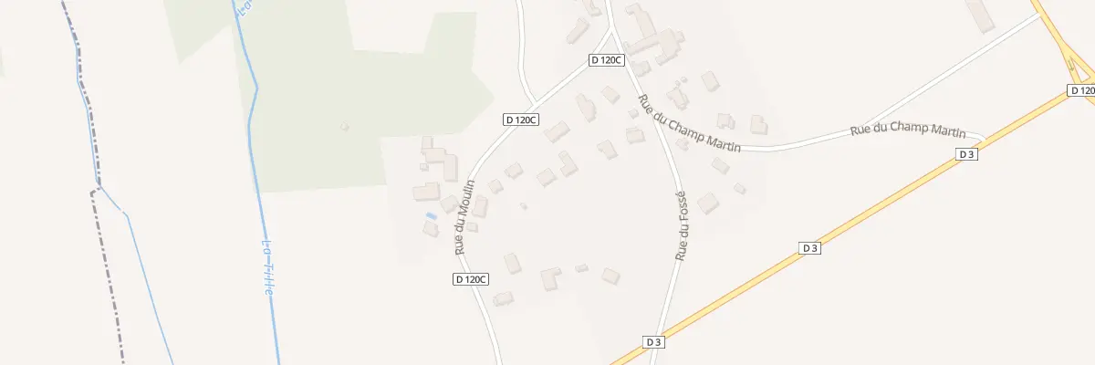 Plan du 10 Rue du Moulin à Crécey-sur-Tille