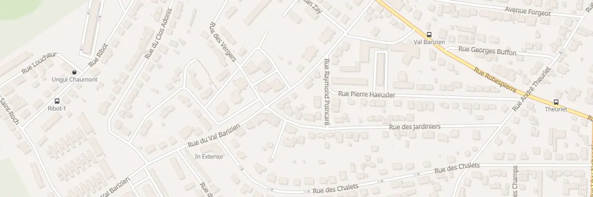 Plan du 65 Rue du Val Barizien à Chaumont