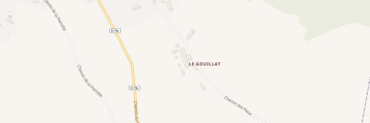 Plan de Che des Pieux à Beaufort