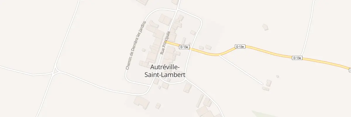 Plan du 15 Rue Principale à Autréville-Saint-Lambert