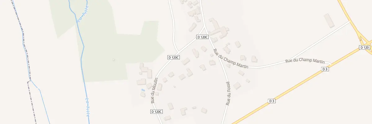 Plan du 6 Rue du Moulin à Crécey-sur-Tille