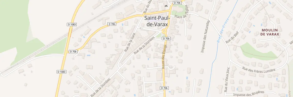 Plan du 58 Rue de la Dombes à Saint-Paul-de-Varax