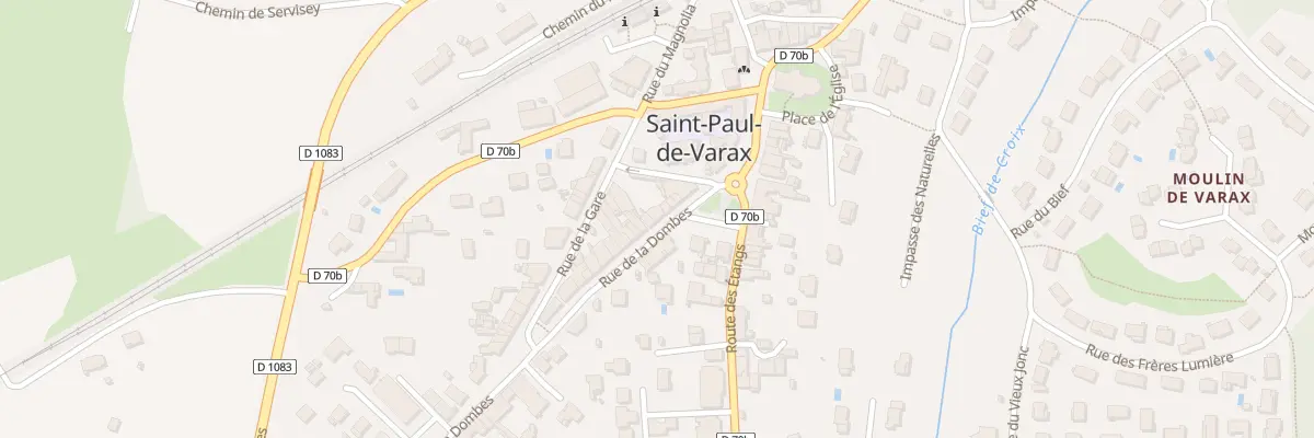 Plan du 38 Rue de la Dombes à Saint-Paul-de-Varax