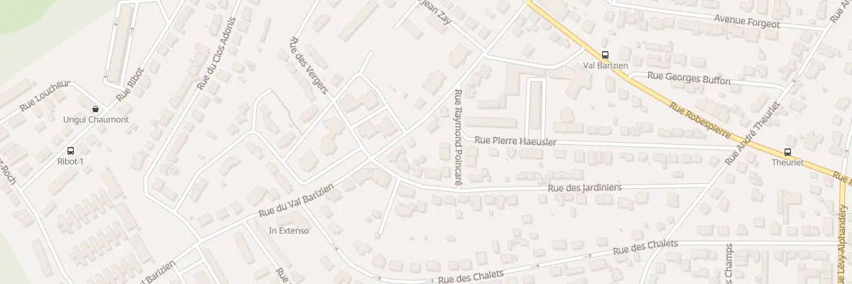 Plan du 63 Rue du Val Barizien à Chaumont