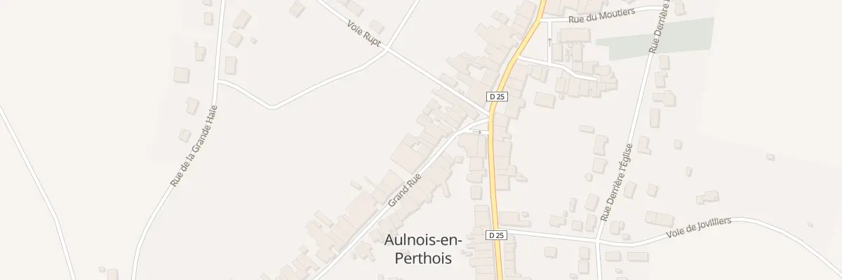 Plan du 16 Gr Grande Rue à Aulnois-en-Perthois