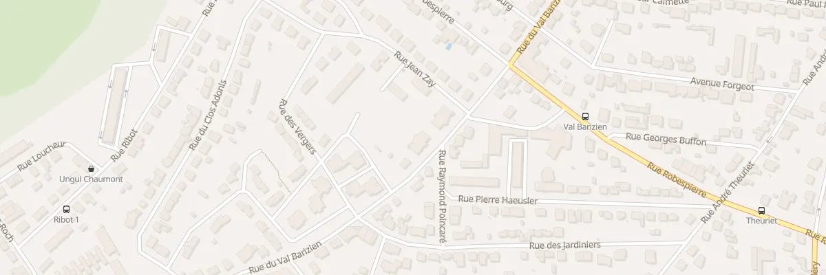 Plan du 72 Rue du Val Barizien à Chaumont
