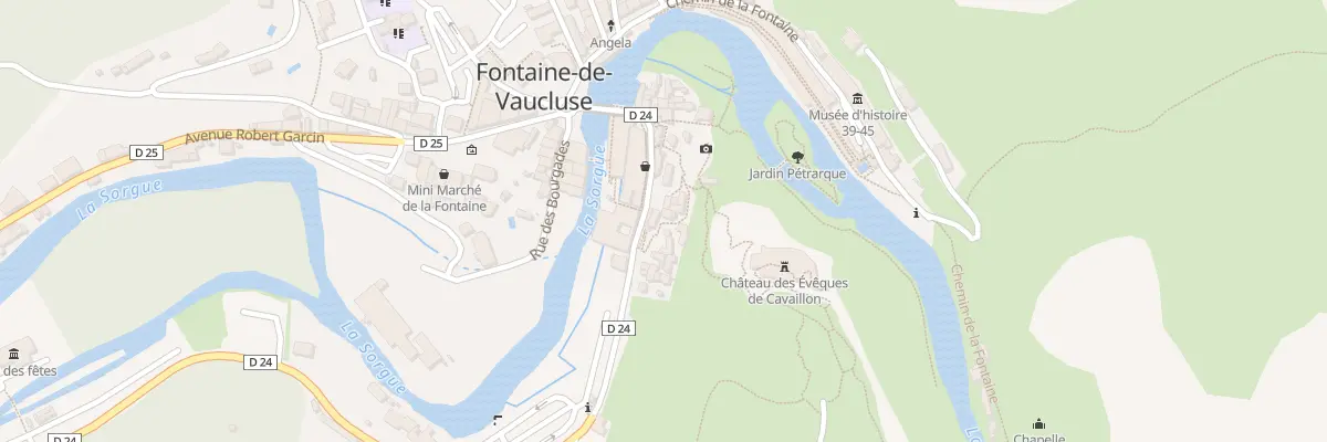 Plan du 5027 Le Village à Fontaine-de-Vaucluse