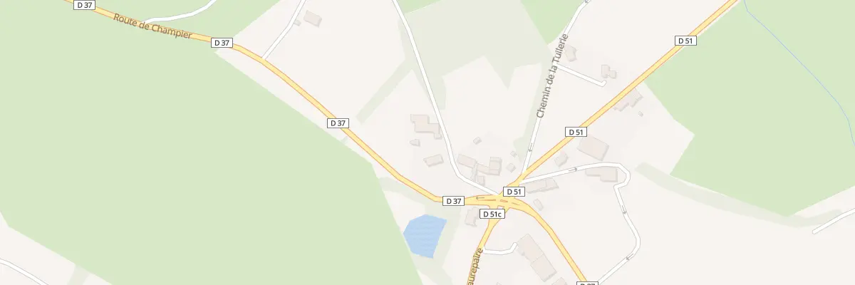 Plan du 89 Che du Bois Salin à Pommier-de-Beaurepaire