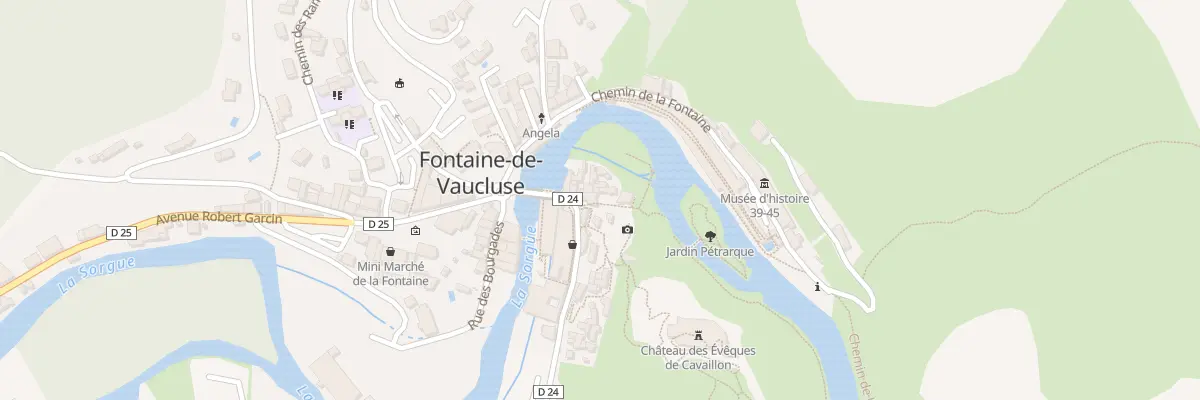 Plan du 5020 Le Village à Fontaine-de-Vaucluse