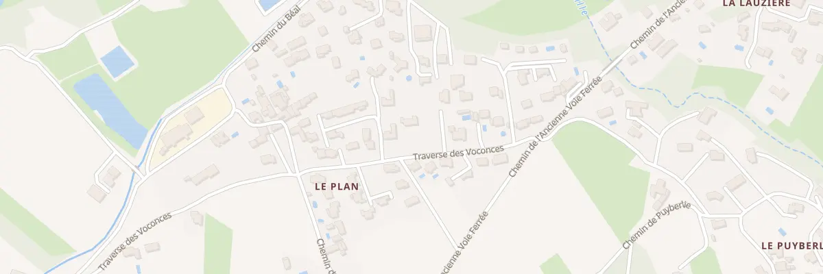 Plan du 5239 Le Plan Nord à Entrechaux