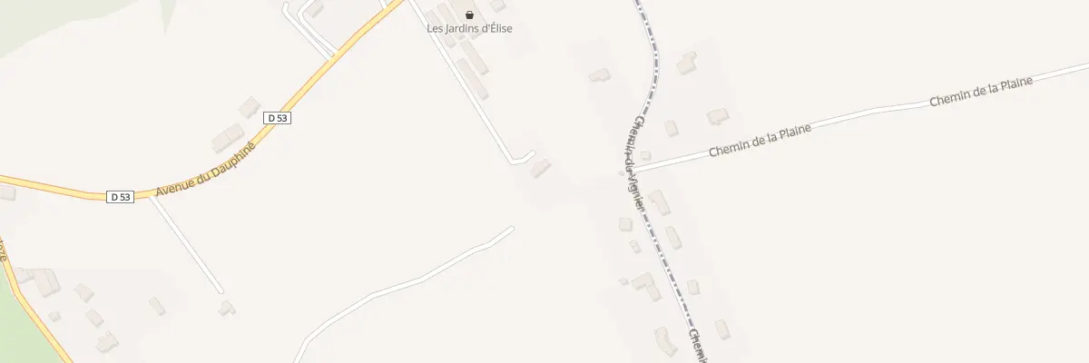 Plan du 2990 Av du Dauphiné à Charantonnay