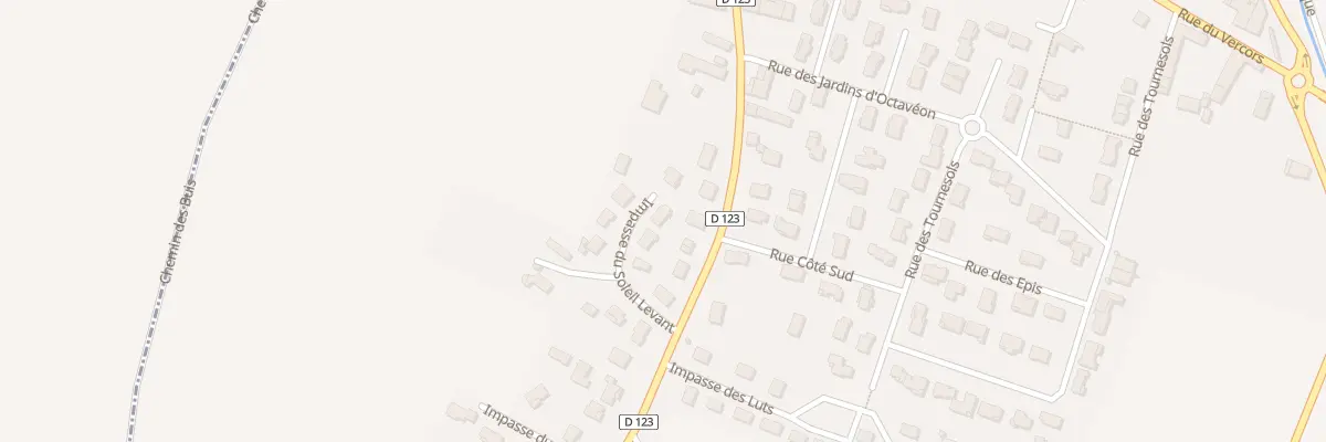 Plan du 5267 La Croixmane à Châtillon-Saint-Jean