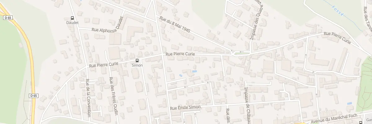 Plan du 89 Rue Pierre Curie à Chaumont