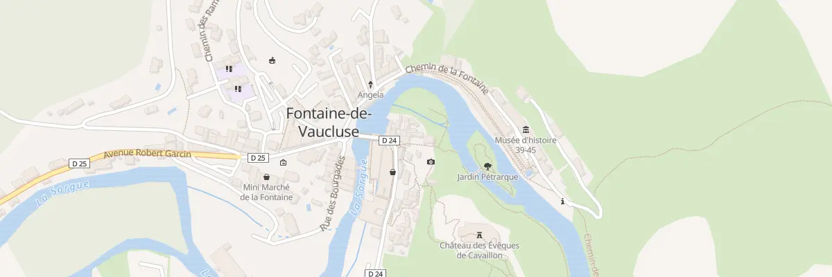 Plan du 5017 Le Village à Fontaine-de-Vaucluse