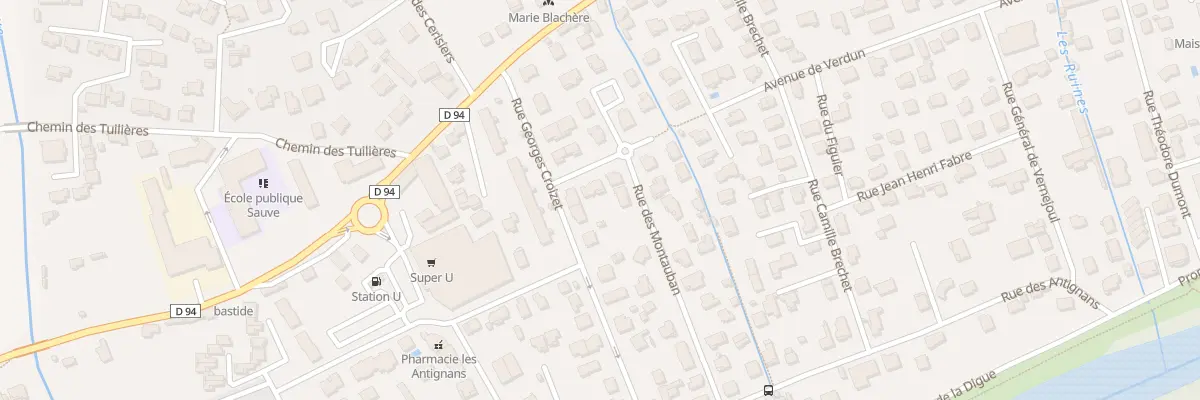 Plan du 9 Rue Georges Croizet à Nyons