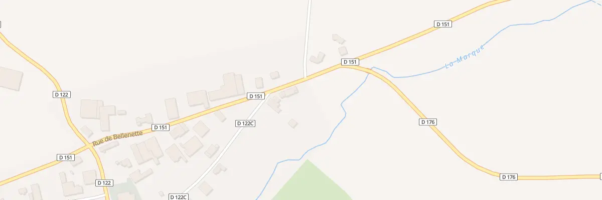 Plan du 20 Rue de Bellenette à Èvres