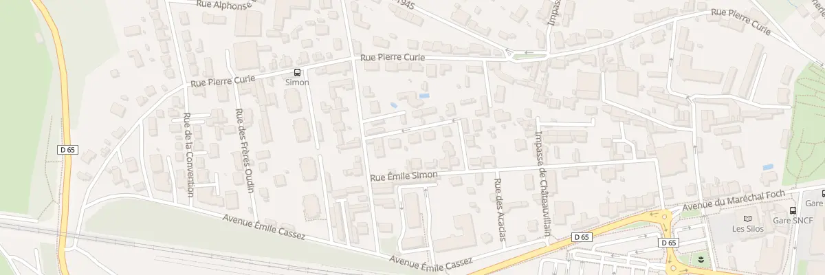 Plan du 9 Rue Raspail à Chaumont