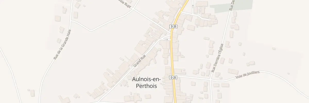 Plan du 7 Gr Grande Rue à Aulnois-en-Perthois