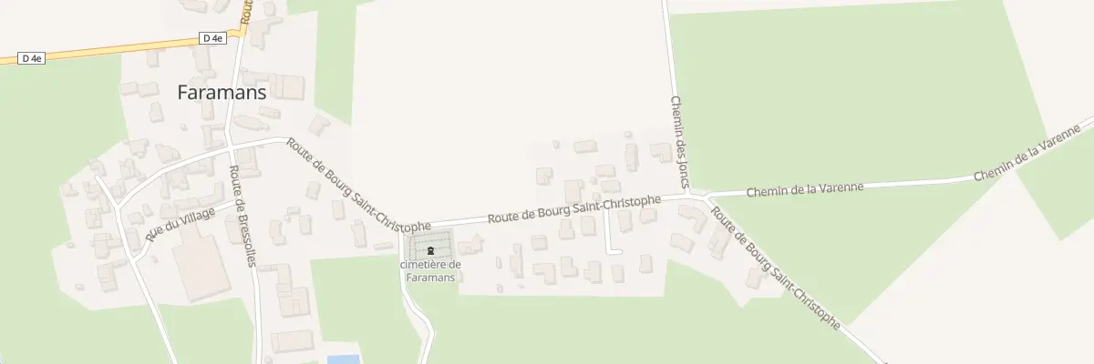 Plan du 5267 Aux Granges à Faramans