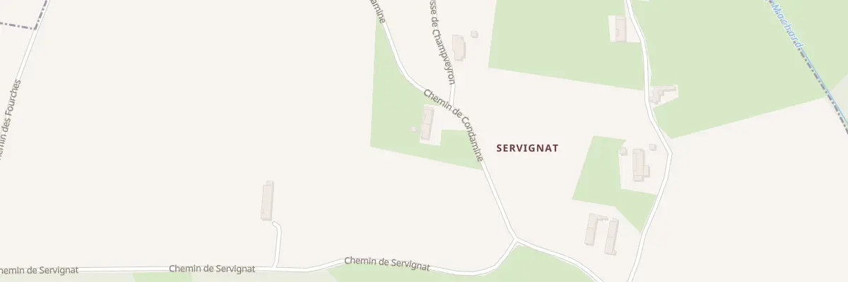 Plan du 145 Che de Condamine à Curtafond