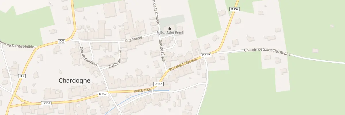 Plan du 5 Rue de l’Eglise à Chardogne