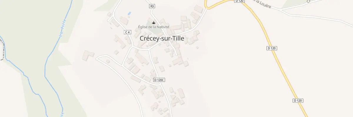 Plan du 9001 Imp de la Mairie à Crécey-sur-Tille